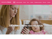 Tablet Screenshot of llamandoaldoctor.com